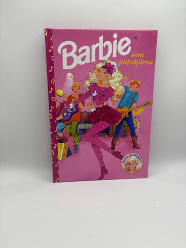 Barbie som popstjärna 1996 Richters barnbok retro 90-tal