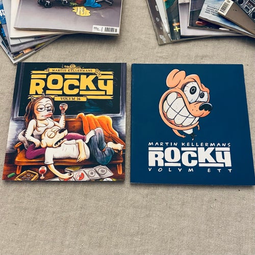 Rocky Magasin och Seriealbum av Martin Kellerman