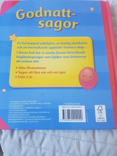 Godnatt-sagor FRÅN 3 ÅR MED FINA SAGOR OCH VACKRA BILDER.
