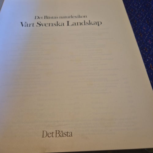 Vårt Svenska Landskap av Det Bästa, 1980