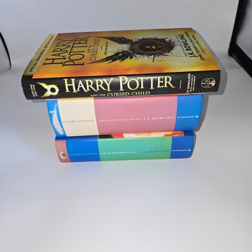 Harry Potter Bok Lot: J.K. Rowling - Olika Utgivningsår