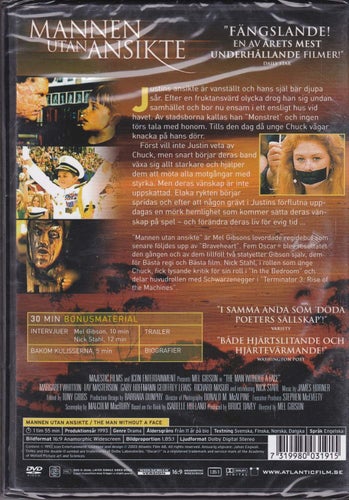 DVD / Mannen Utan Ansikte / Special Edition / Mel Gibson / Ny & Inplastad
