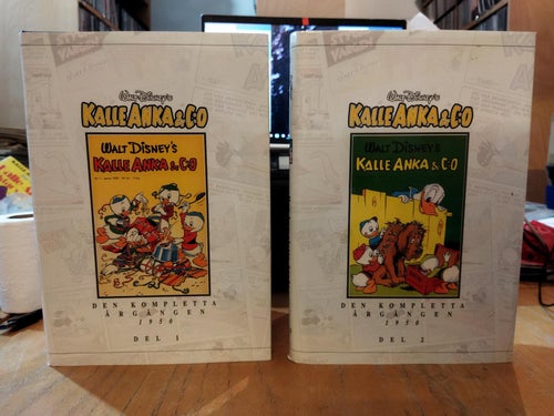 Walt Disneys Kalle Anka & C:o Den kompletta årgången 1950 del 1-2 Very Fine plus