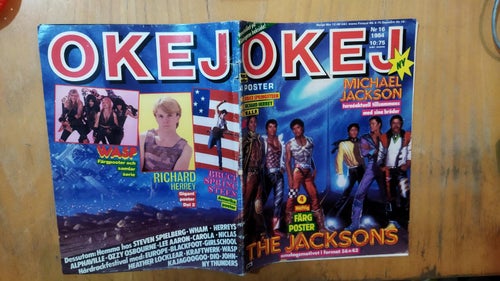 OKEJ 1984 nr 16. Blackie Lawless WASP Ozzy Osbourne Lee Aaron Wham