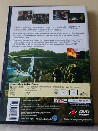 Operation delta force, Dvd