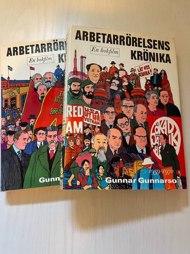 Arbetarrörelsens krönika i ord och bild 1-2 - 1881-1938 + 1939-1970 / Gunnarso