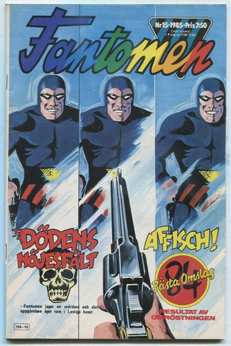 Fantomen 1985 nr 15 Dödens nöjesfält / King vid gränspolisen