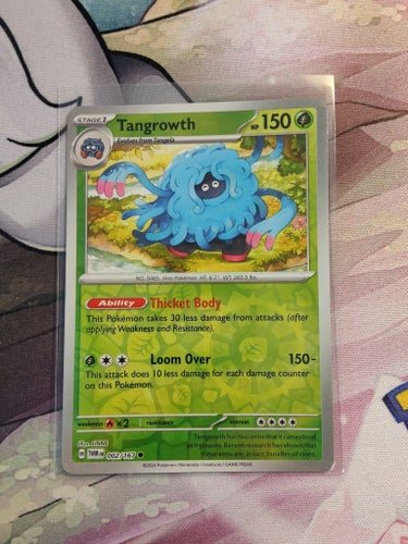 Pokémon TCG Tangrowth HP150 Reverse Holo 002/167 2024 Twilight Masquerade