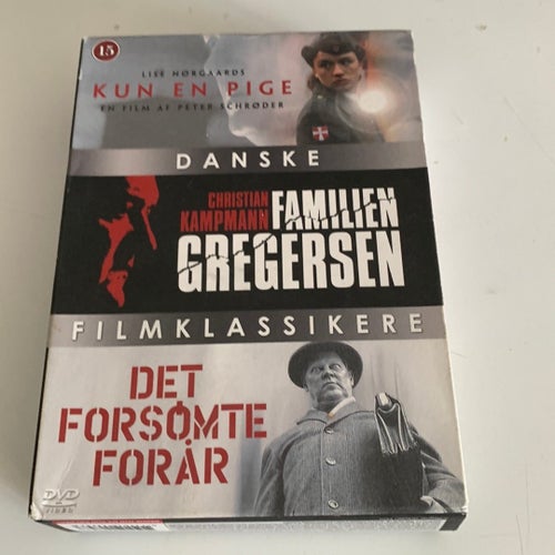 Danske Filmklassikere: Kun en Pige, Familien Gregersen, Det Forsømte Forår (DVD)