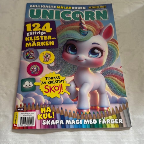 UNICORN Målarbok
