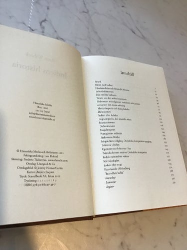 Indiens Historia av Sören Wibeck, 2012