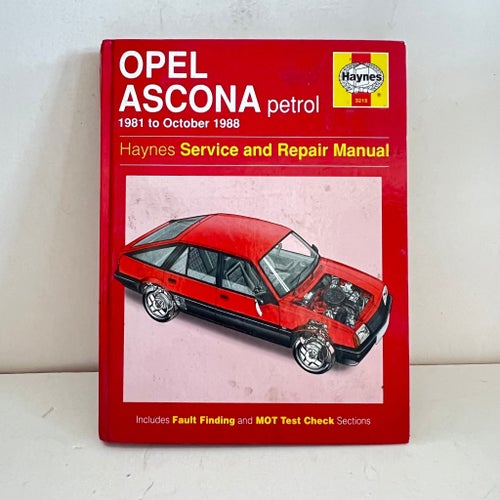 Opel Ascona petrol 1981-1988 - Haynes Service and Repair Manual