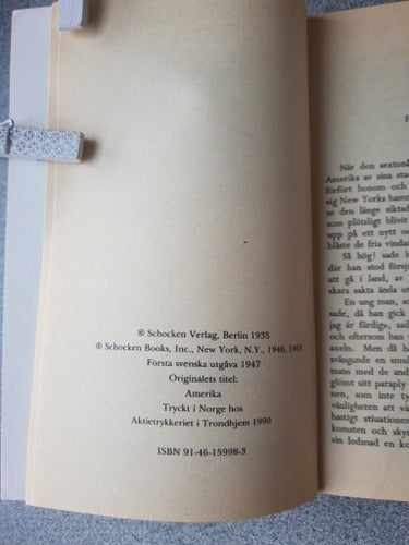 Amerika av Franz Kafka, 1990