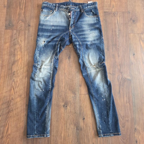 Dsquared2 blå jeans, storlek 50 L / W34 Herr