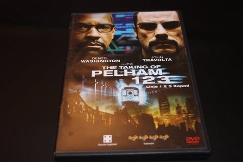 DVD-film: The taking of Pelham 123 (Denzel Washington, John Travolta)