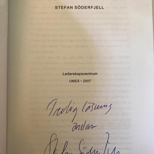 LEDARSKAPETS 5 UTMANINGAR Stefan Söderfjell 2007