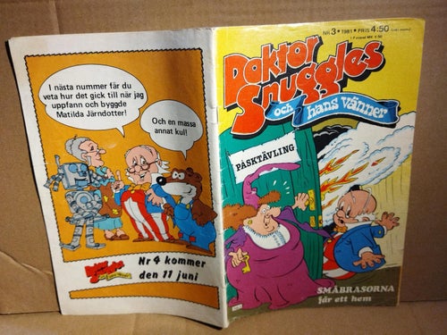 Doktor Snuggles och hans vänner 1981 nr 3. Very Good plus