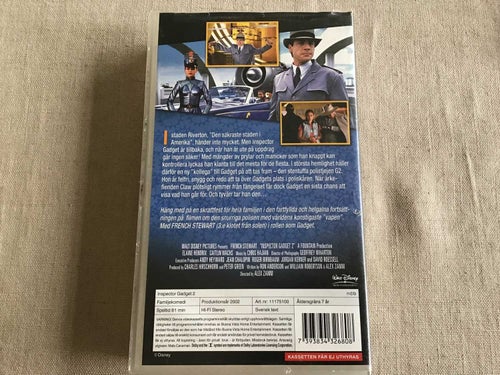 INSPECTOR GADGET 2 VHS SVENSKT TEXT WALT DISNEY