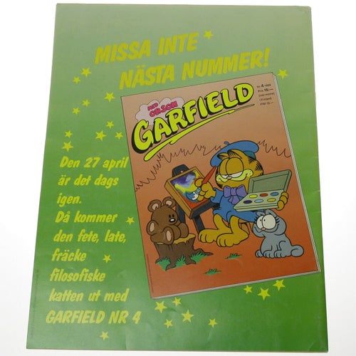 Garfield med Orson - 1989 - NR 3