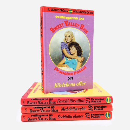 Tvillingarna på Sweet Valley High - 4 böcker - Francine Pascal