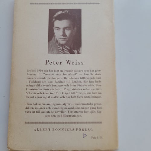 Weiss, Peter. Från ö till ö