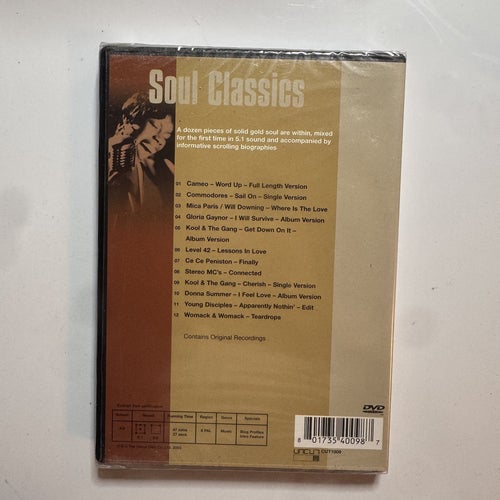 INPLASTAD - Soul Classics DVD - 12 Solid Gold Soul-låtar
