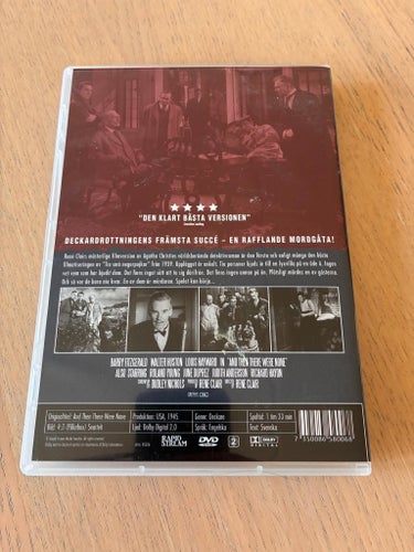 Agatha Christie ...och sen var ingen kvar DVD