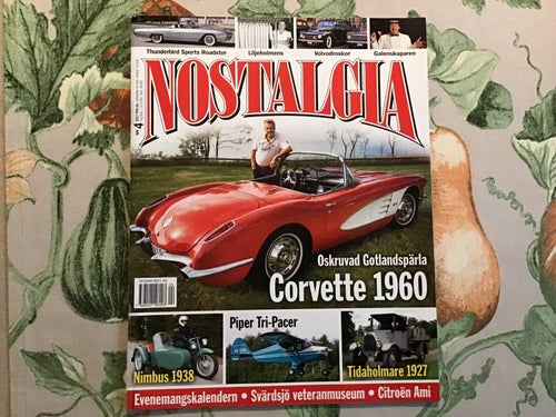 NOSTALGIA NR 4 2017 LILJEHOLMENS STEARINSFABRIK,TIDAHOLM,NIMBUS,VOLVO,CORVETTE