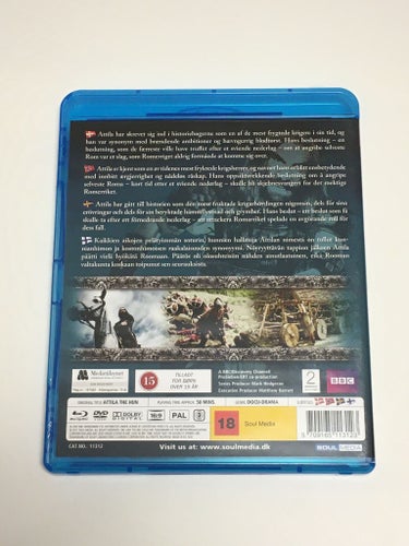 Attila the Hun (Warriors, BBC). Beg. Blu-ray + DVD