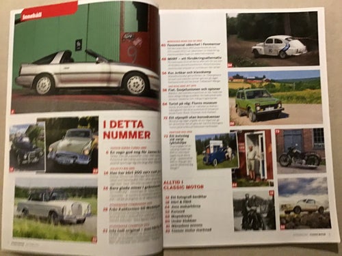 CLASSIC MOTOR NR 9 2023 MERCEDES 220 SE,VOLVO PV TAXI,TOYOTA SUPRA,MIDNATTSSOLS