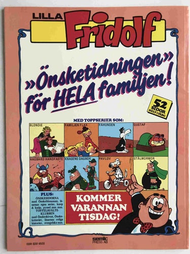 Lilla Fridolf Julalbum 1986: FN