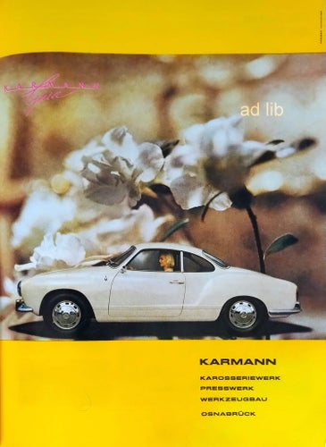 KARMANN KAROSSERIEWERK STOR REKLAMANNONS 1969