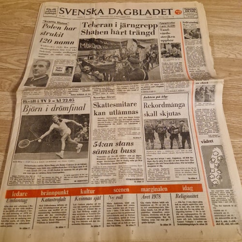 Svenska Dagbladet 10 september 1978