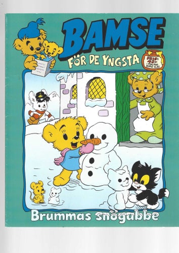 Bamse för de Yngsta Brummas Snögubbe skick vf
