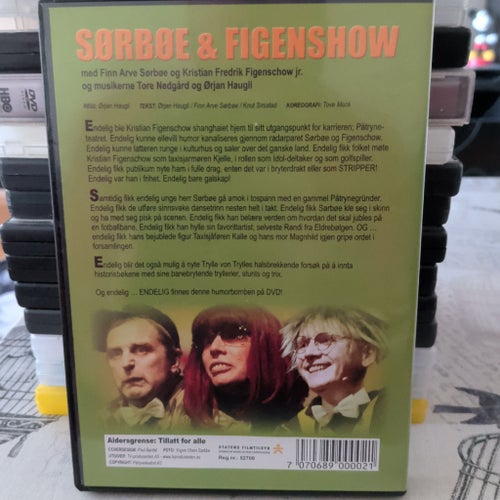 Sørbøe & Figenshow DVD, Norsk, Humor, OOP, Kult, Udda