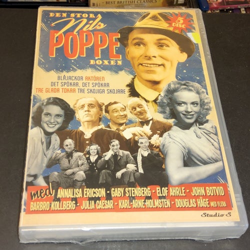 Den stora Nils Poppe boxen - Studio S nr.503 - (DVD)