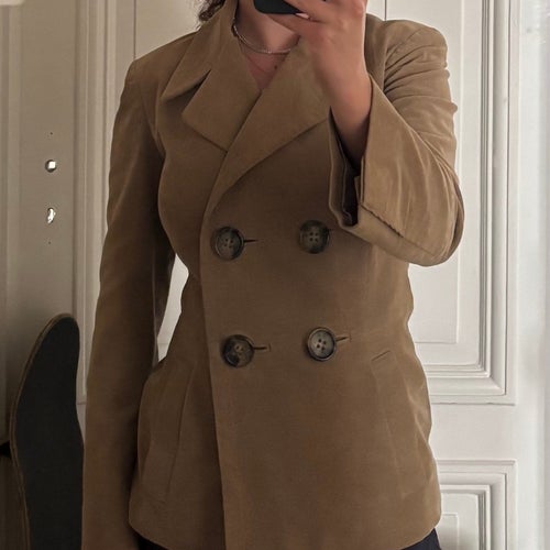 MODELE DEPOSE brun Manchester kavaj, storlek 38
