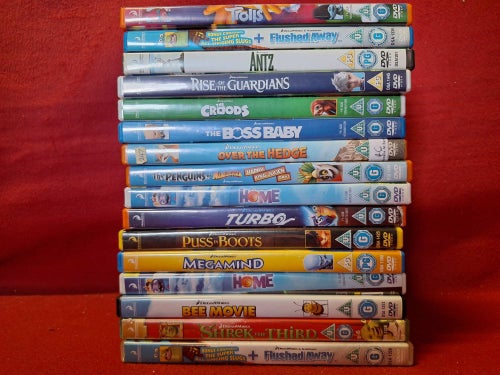 LAGERRENSNING - TURBO / FLUSHED AWAY / TROLLS mfl PAKET [OLIKA SKICK] DVD