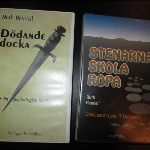 Ruth rendell, 2 ljudböcker, kassettböcker