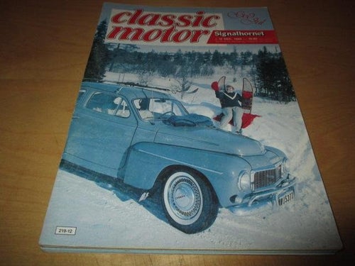 CLASSIC MOTOR NR 12 1985. VOLVO AMAZON SPORT 1959, VOLVO PV , M.M