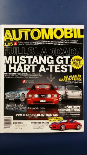 Automobil nr 11 2005: Ford Mustang GT, Porsche Cayman S, Peugeot 407 Coupé V6