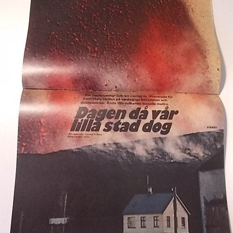 SE Nr.6 1973 Annika Logardt Halv Sju serie av Bo Wennerberg Helgafell Vulkan