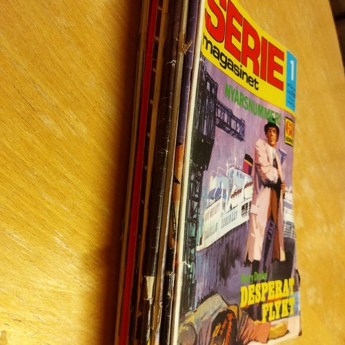 Samling Seriemagasinet 1974 flera nummer 9 styck
