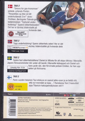 DVD / Taxi 2 / Luc Besson / Emma Sjöberg, Marion Cotillard / Fint skick