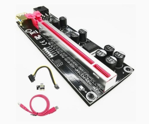 PCI-E PCIE Riser 010S Plus Gold USB 3.0 1X to 16X 6PIN
