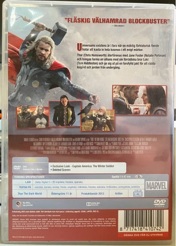 Thor: The Dark World (DVD)