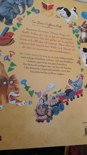 En gyllene bok Disney MUSSE PIGG OCH MÅNRAKETEN !