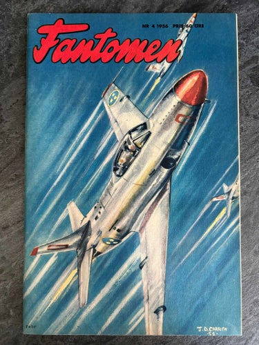 Fantomen , Nr 4 - 1956 , NM / MT !!!