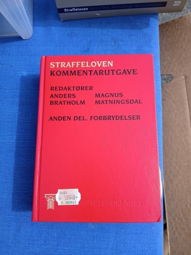 Straffeloven Kommentarutgave – Anden del: Forbrydelser (Ny)