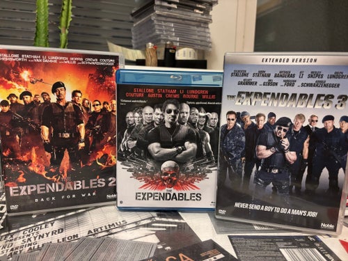The Expendables 1-3 - DVD och Blu-ray